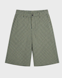 Café Check Shorts