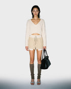 Purl Row Knit Sweater