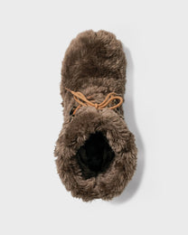 Toggle Lace Fur Boot