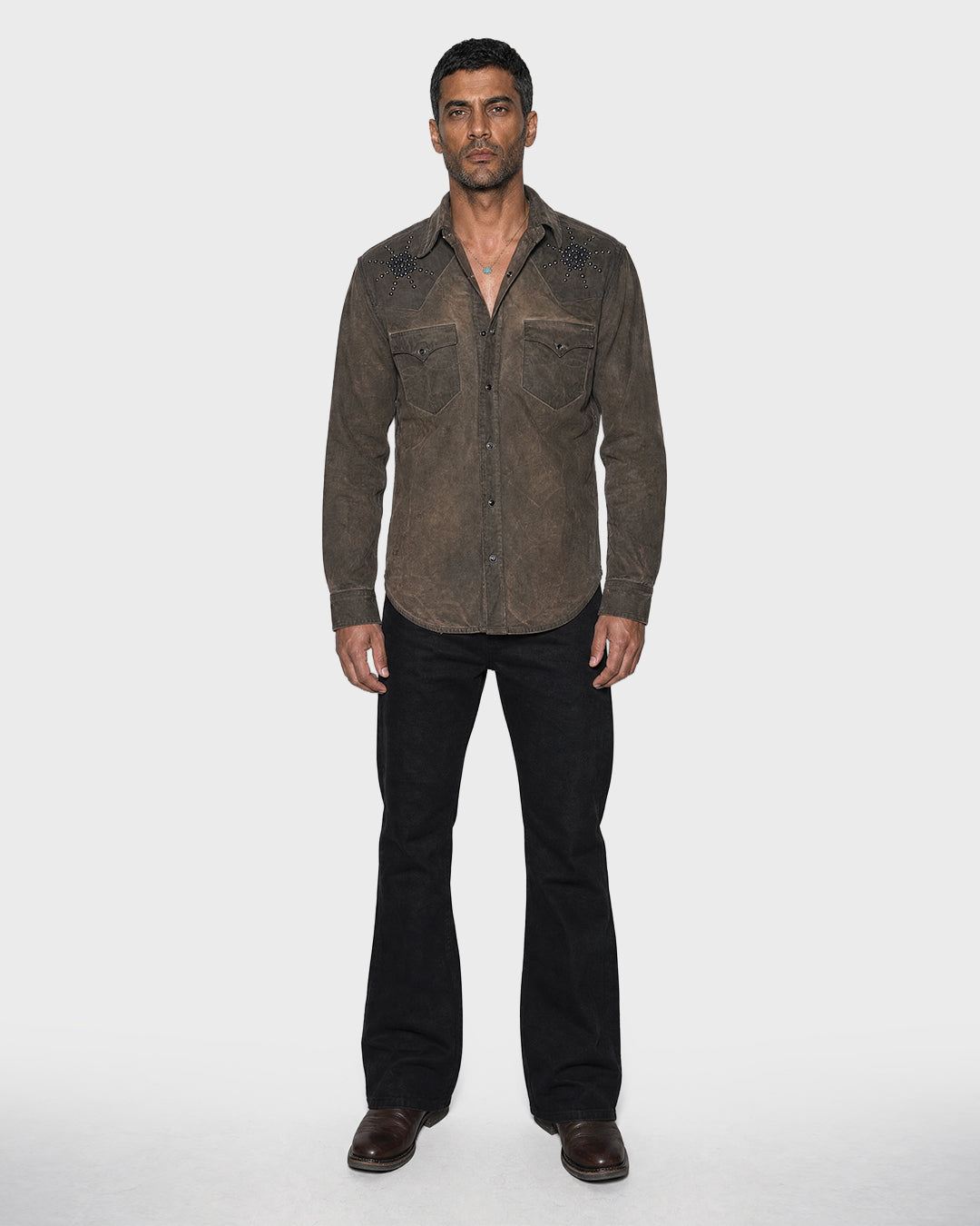 Camisa Jacquard Blanca Lenta