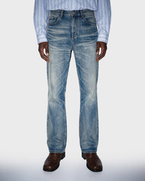 Ice Wash Bootcut Jeans