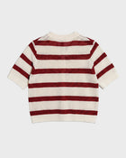 Open Stripe Knit Top