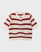 Open Stripe Knit Top