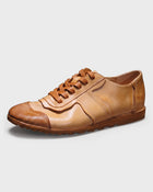 Sneaker alta in pelle con suola carrarmato