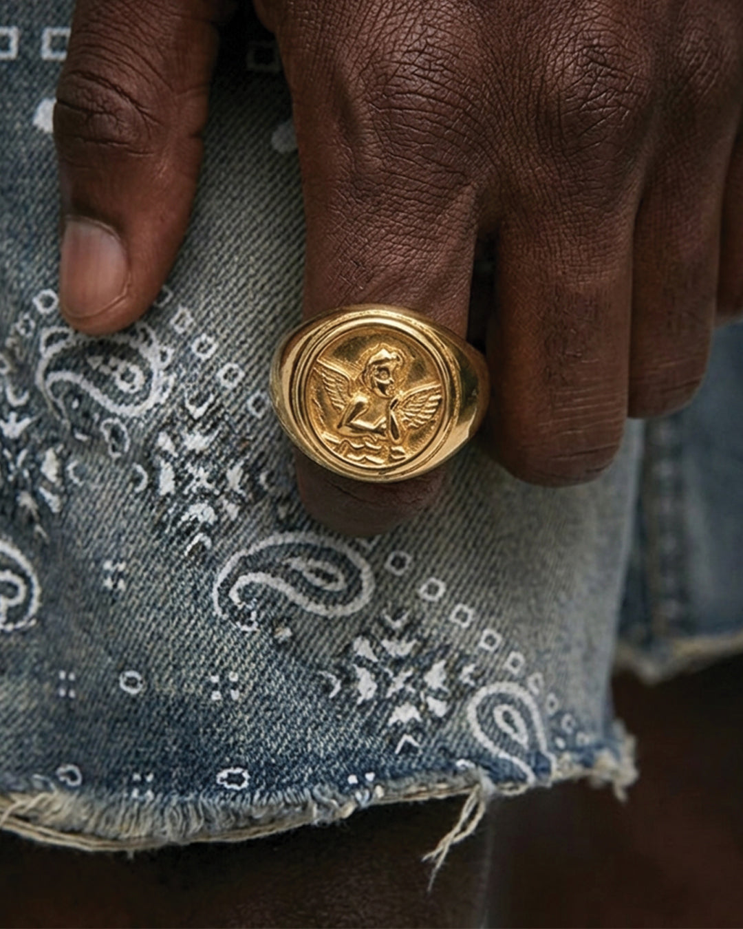 Angel Signet Ring