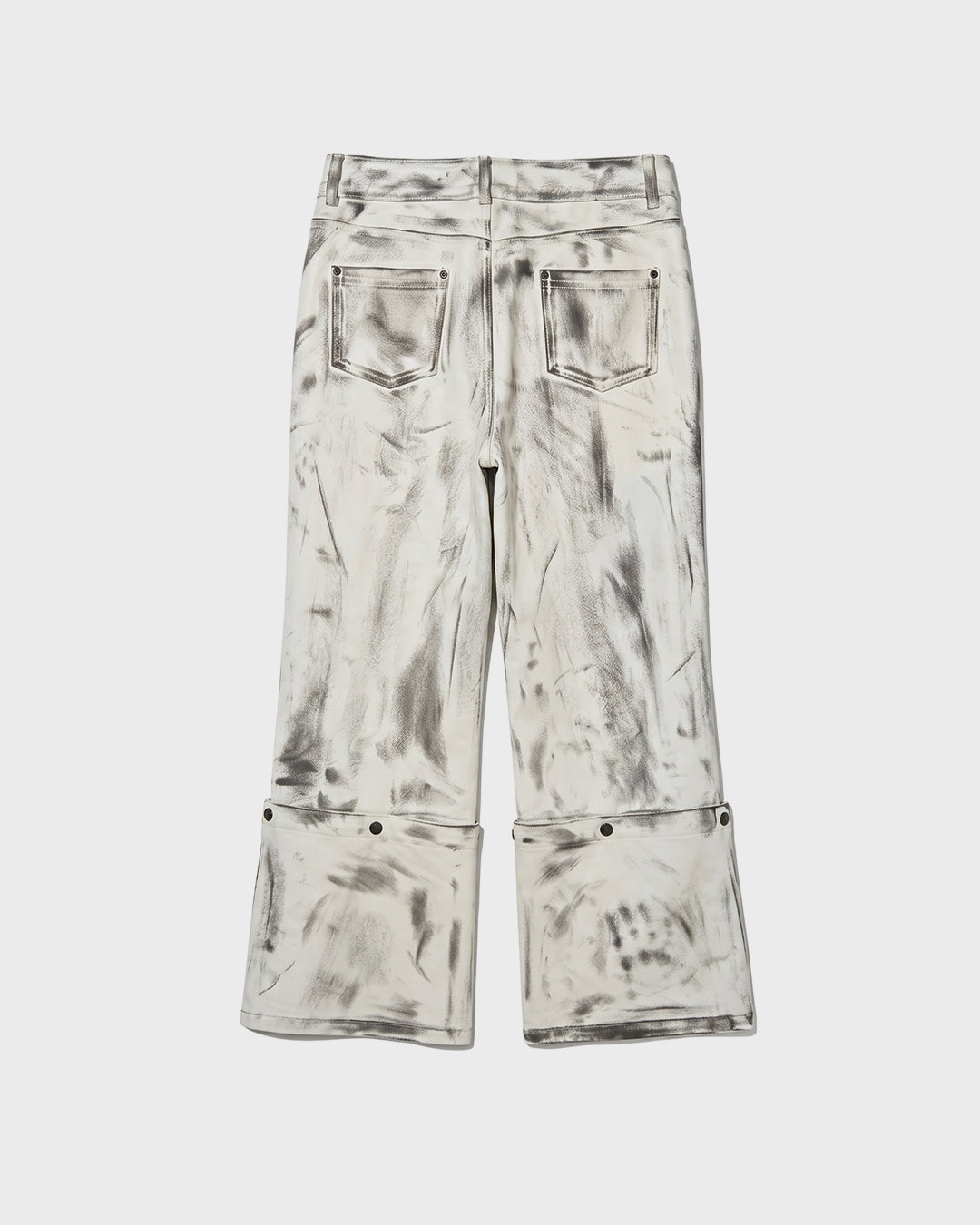 Pantalone in pelle lucida