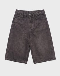 Pumice Stone Denim Shorts