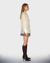 Anni Pleat Mini Skirt