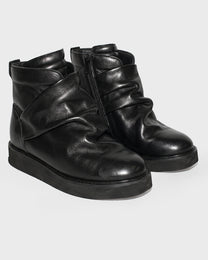 Folded Leather Boot