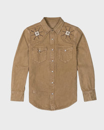Camisa Jacquard Blanca Lenta