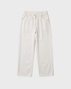 Ecru Wide Leg Jeans
