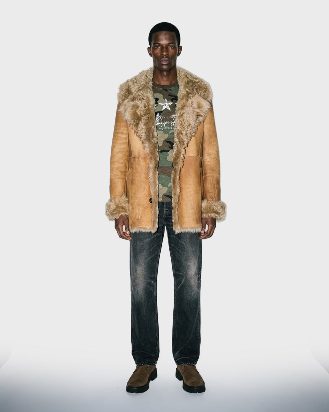 Shearling Record Coat