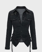 Contour Denim Blouse