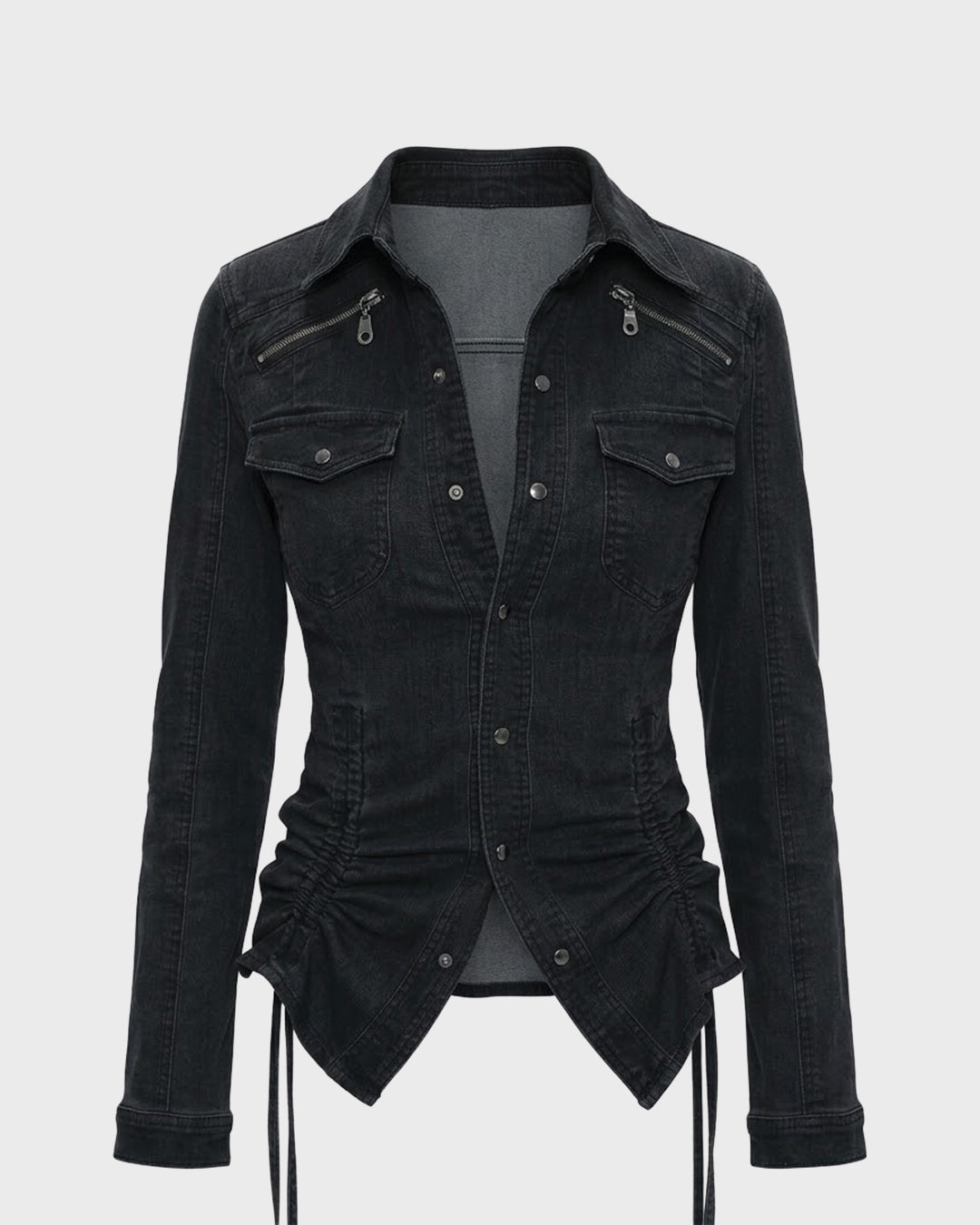 Contour Denim Blouse
