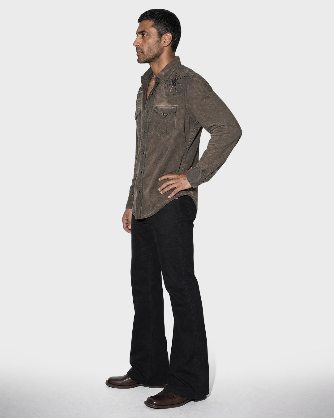 Camisa Jacquard Blanca Lenta