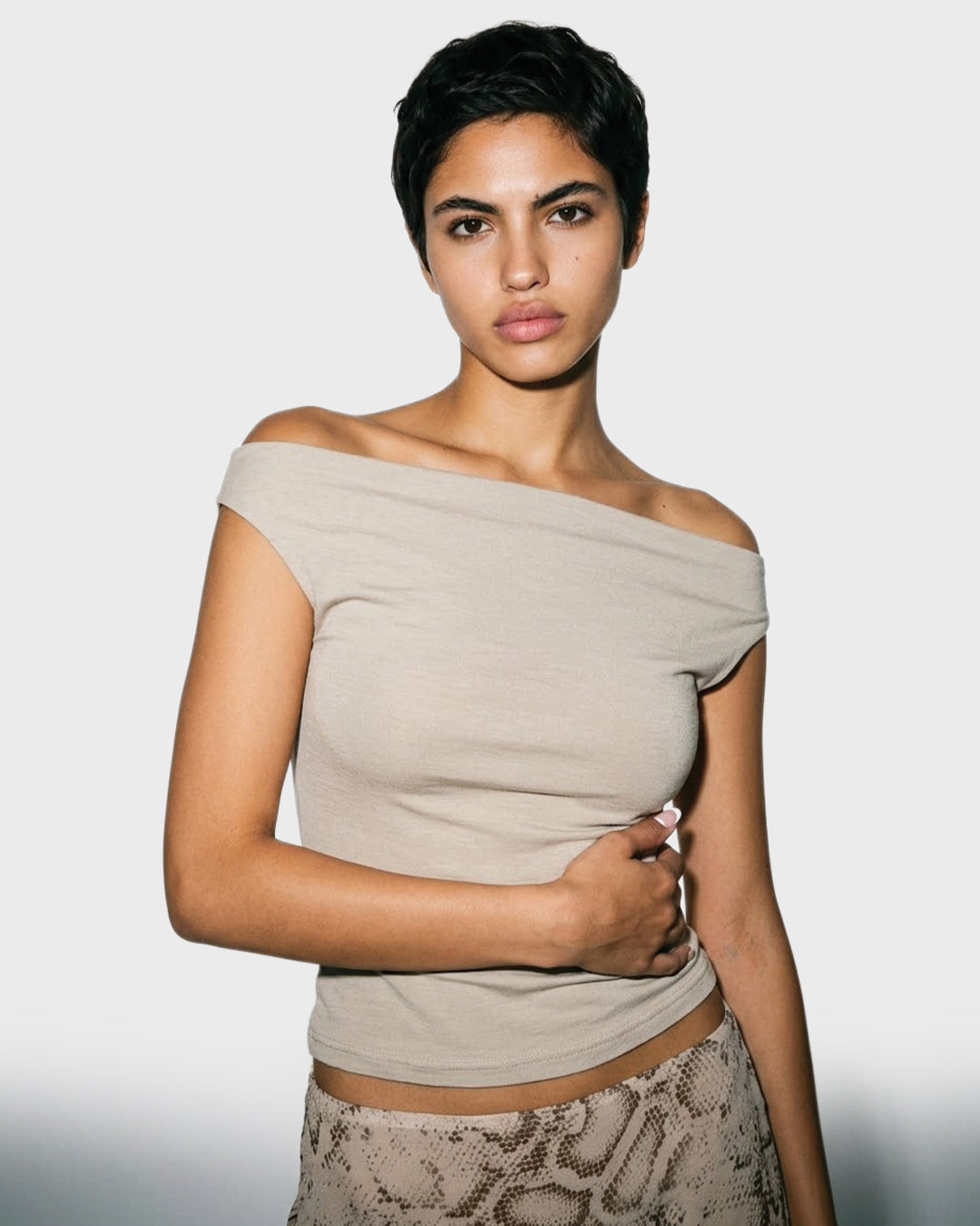 Off-Shoulder Stretch Top