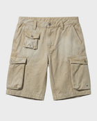 Shorts di jeans effetto candeggiato con bandana