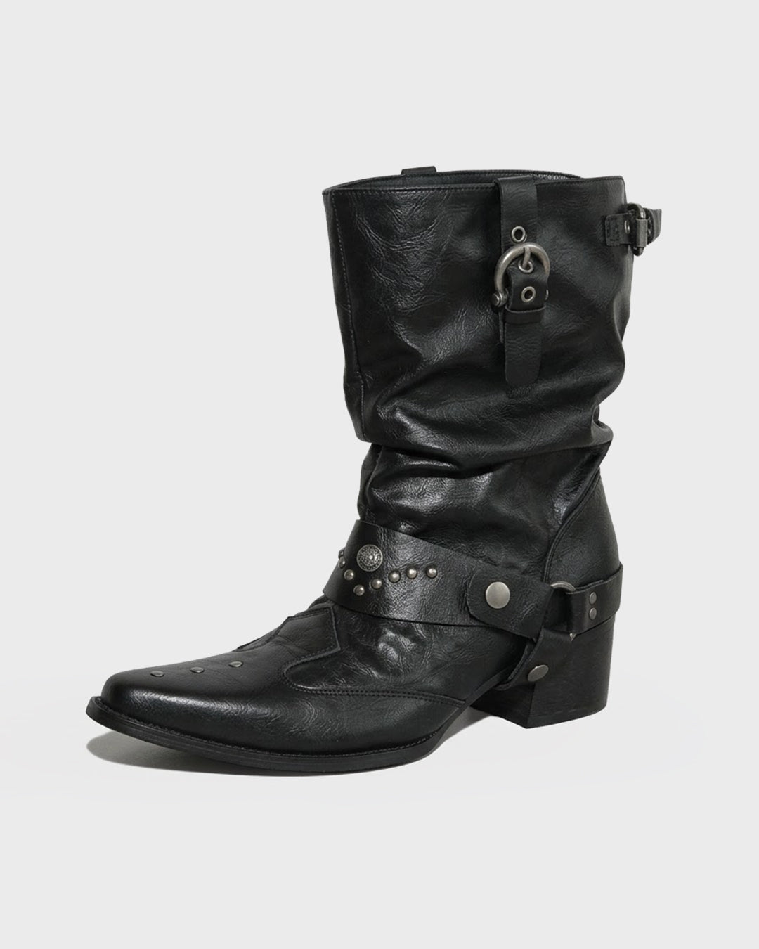 Studded Harness Boot
