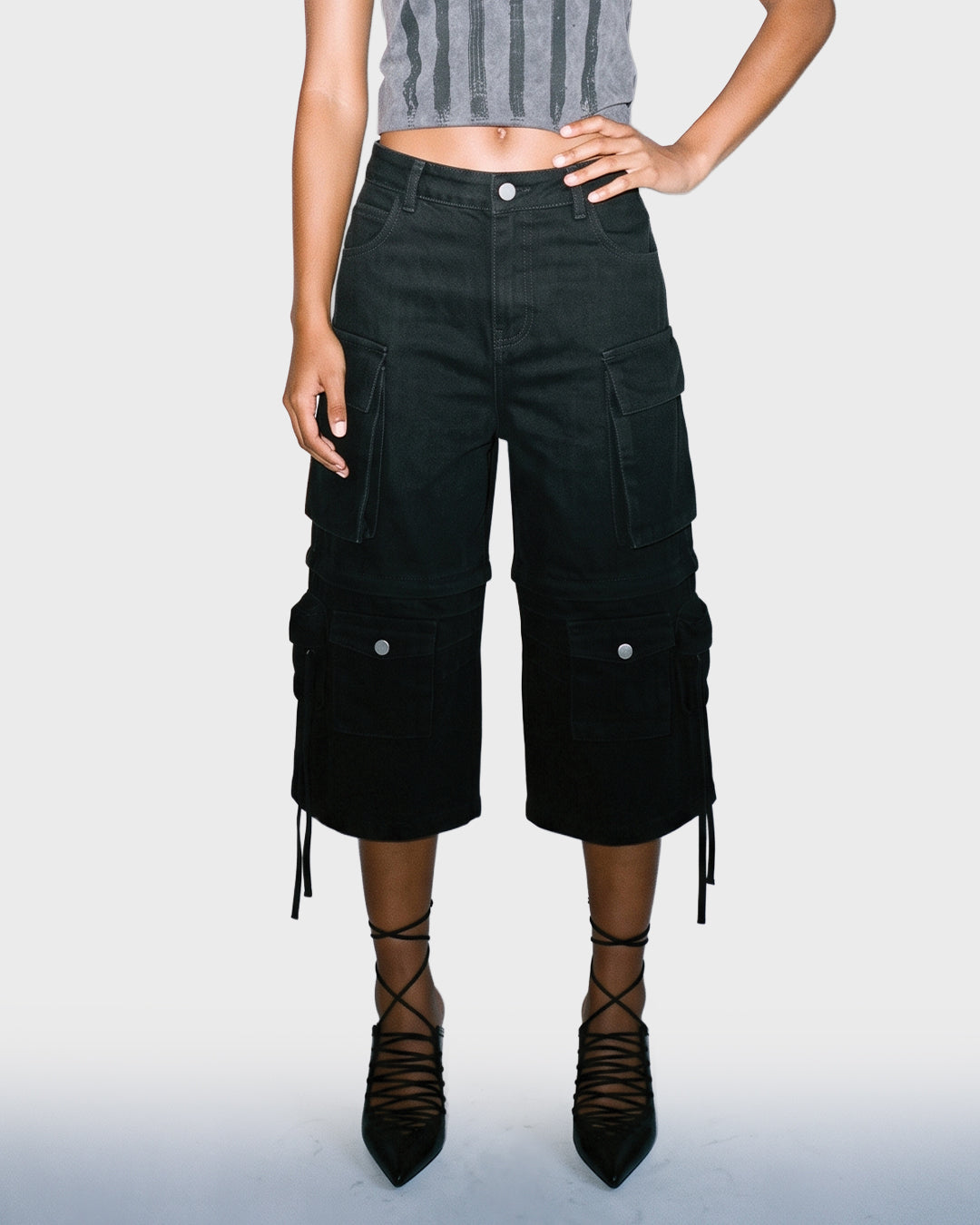 Zip Off Cargo Shorts