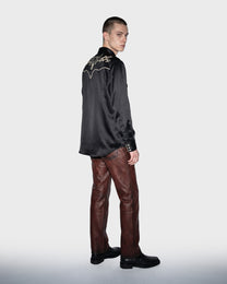 Longhorn Satin Shirt