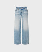 Whisker Low-Rise Straight Jeans
