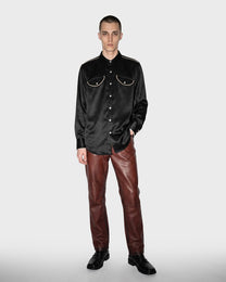 Longhorn Satin Shirt