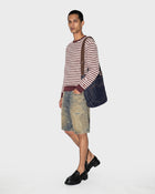 Borsa a tracolla in denim Bear &amp; Bolt