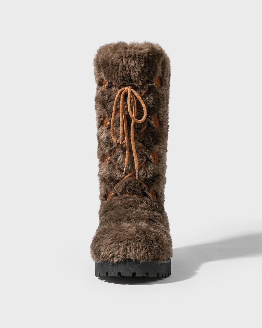 Toggle Lace Fur Boot