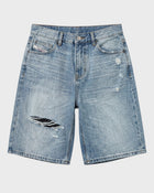 Long Cut Denim Short