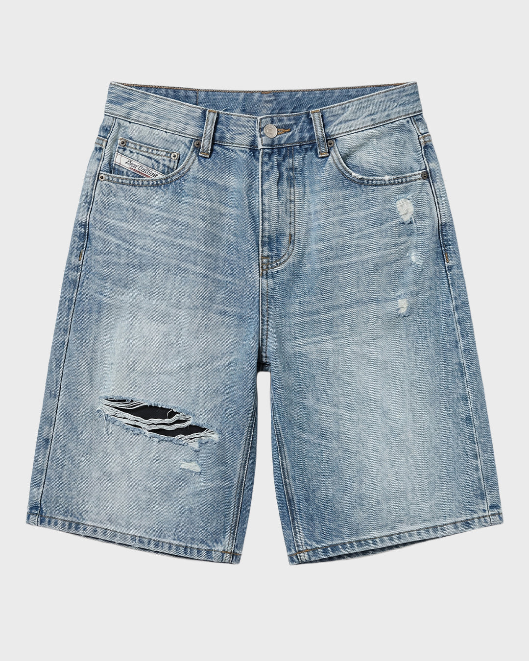 Long Cut Denim Short