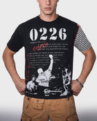 T-shirt con taschino Shibori