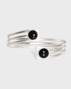 Triple Bar Onyx Cuff