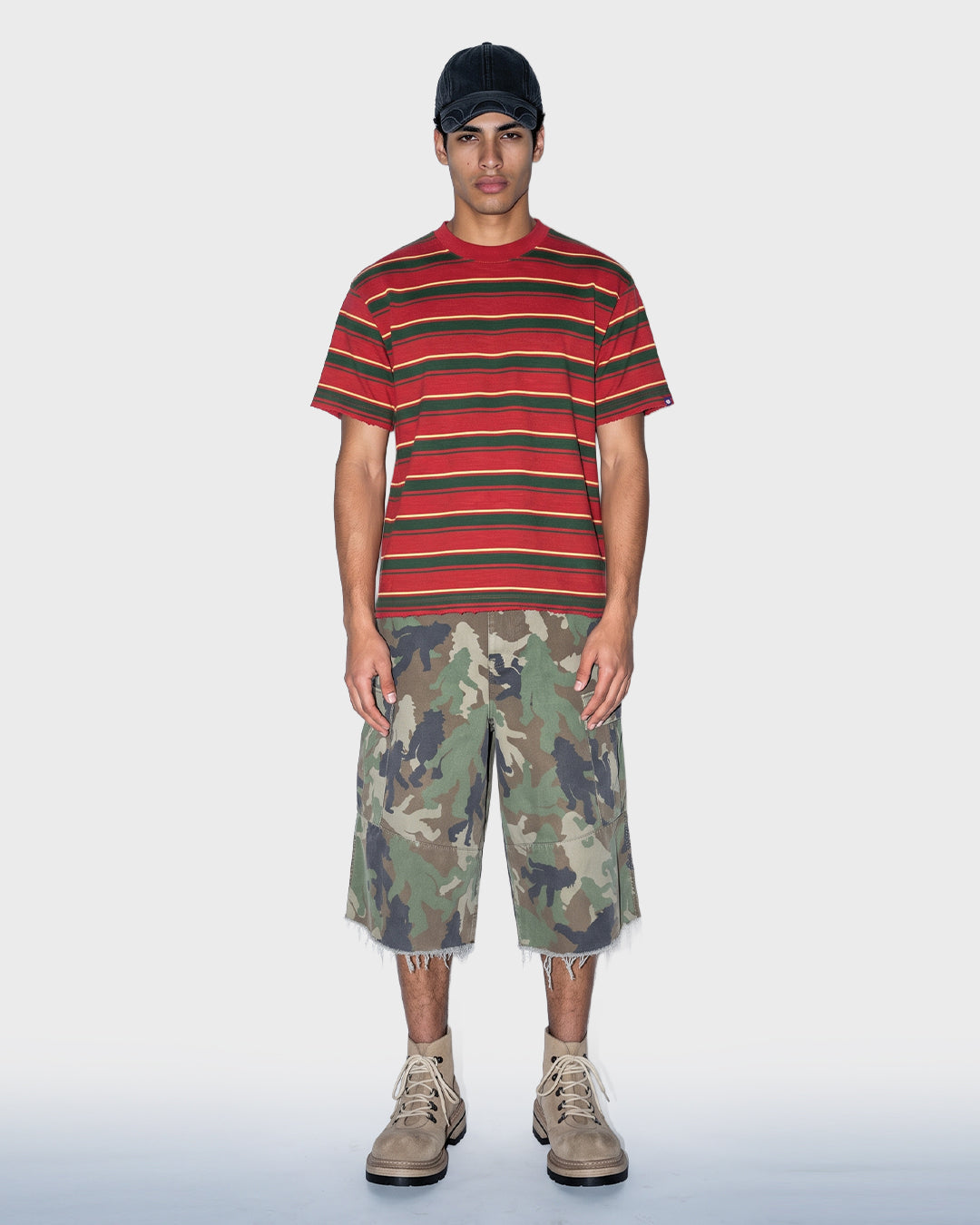 T-shirt con taschino Shibori
