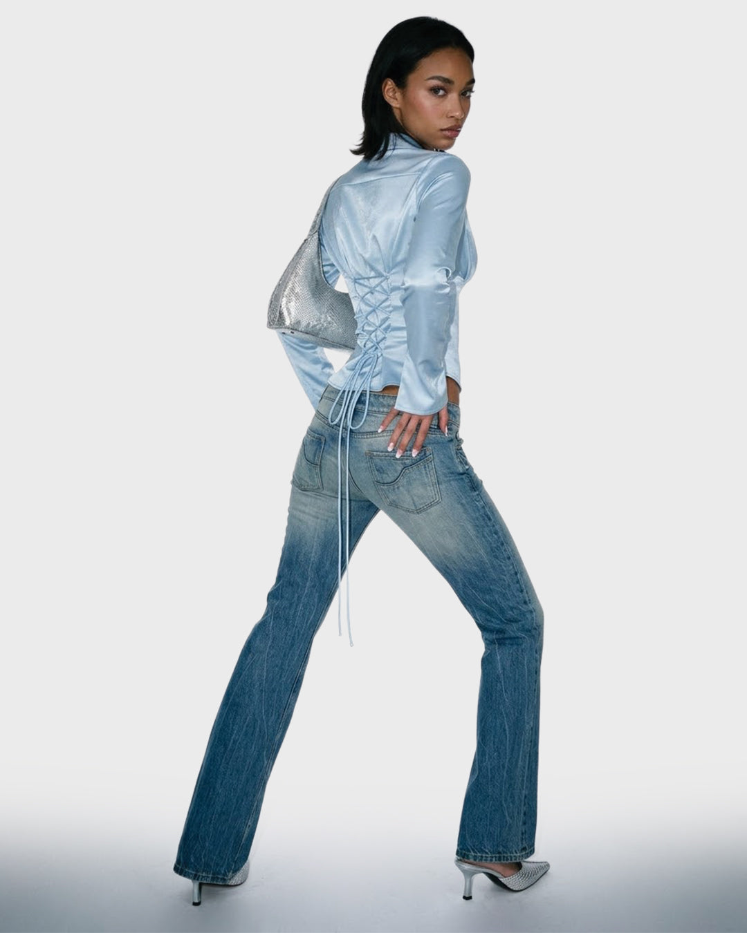 Gradient Flare Jean