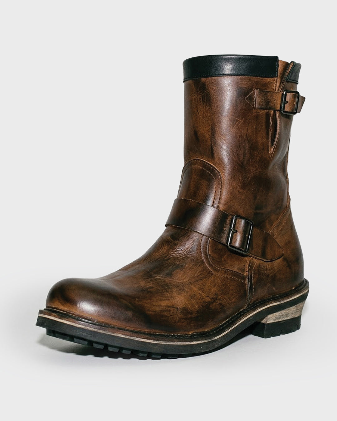 Burnished Engineer Boot
