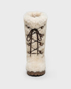 Toggle Lace Fur Boot