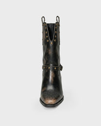 Antique Brass Rodeo Boot