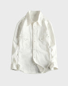 Camisa vaquera con botones de perla a presión