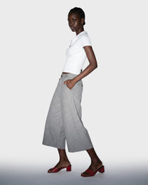 Quarter Pinstripe Shorts