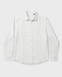 Slow White Jacquard Shirt