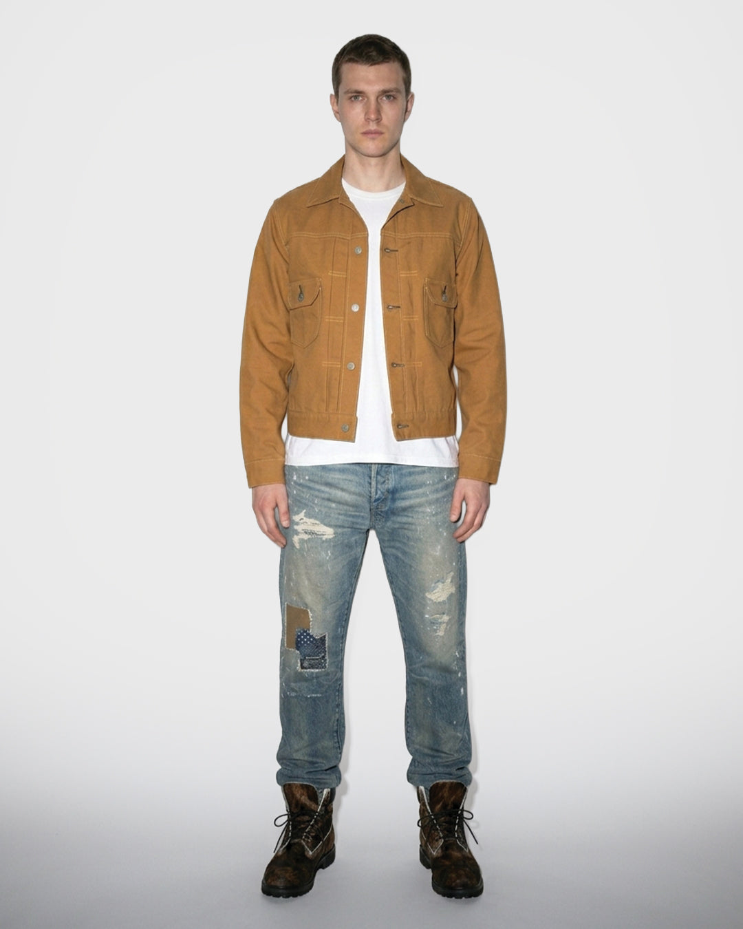 Chaqueta vaquera reestructurada