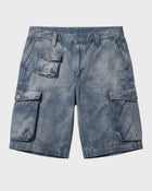 Shorts di jeans effetto candeggiato con bandana