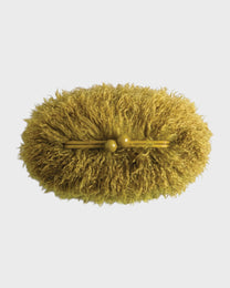 Curly Fur Crossbody Clutch