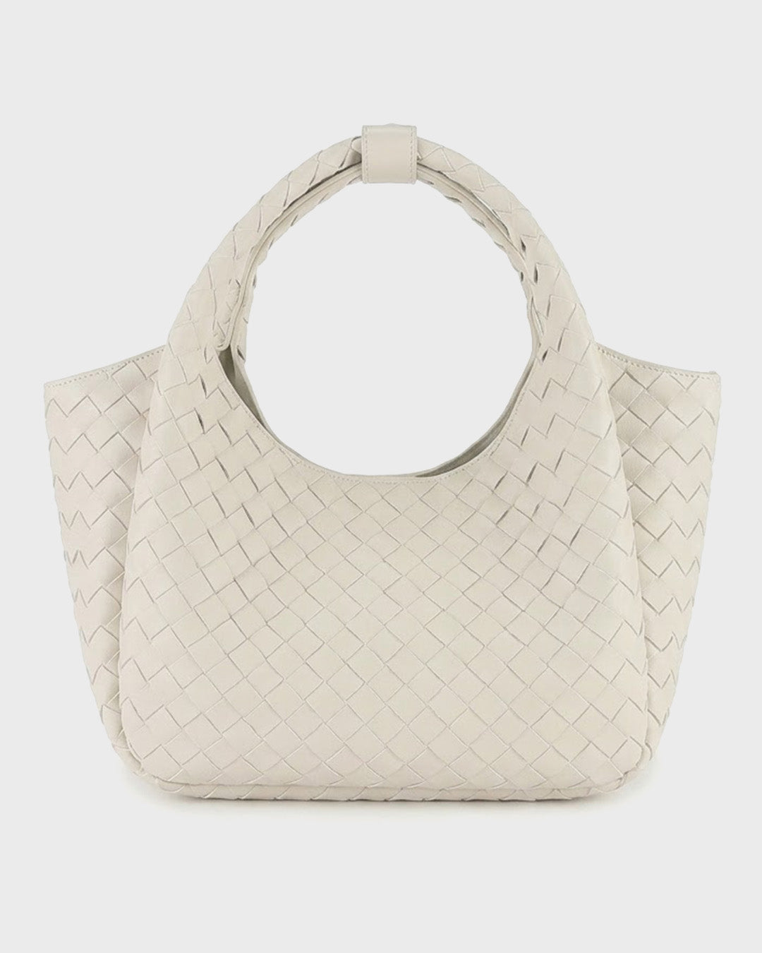 Woven Leather Tote Bag