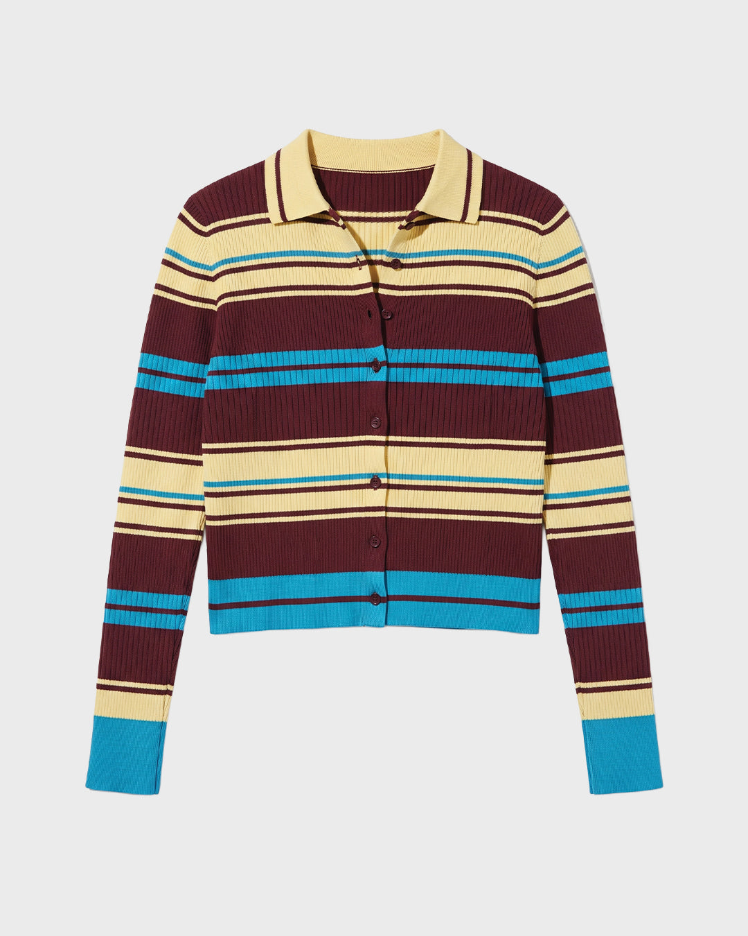 Four Stripe Cardigan Knit