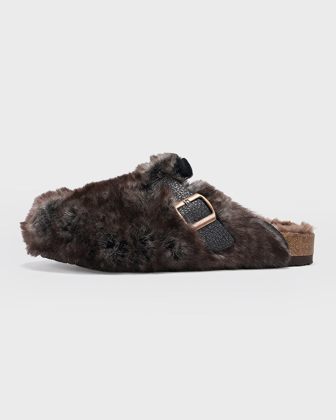 Plush Fur Mule