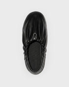 Ruched Leather Mule