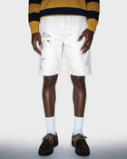 Shorts di jeans effetto candeggiato con bandana