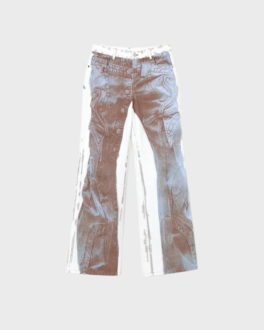 Overprint Flare Jeans
