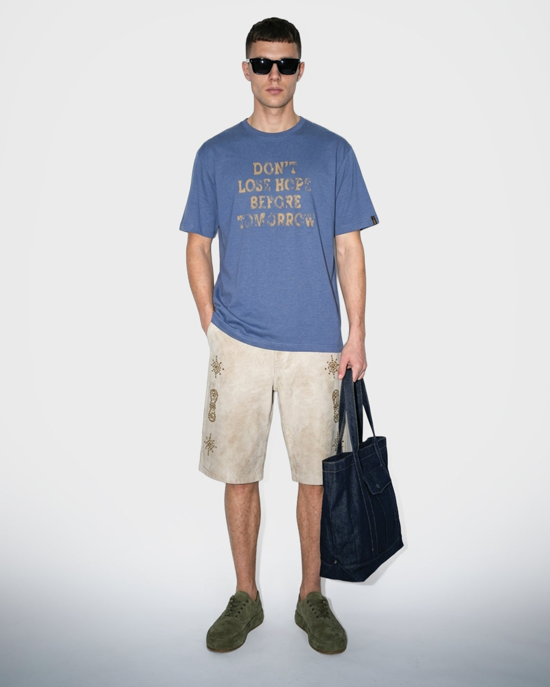 Camiseta de bolsillo Shibori